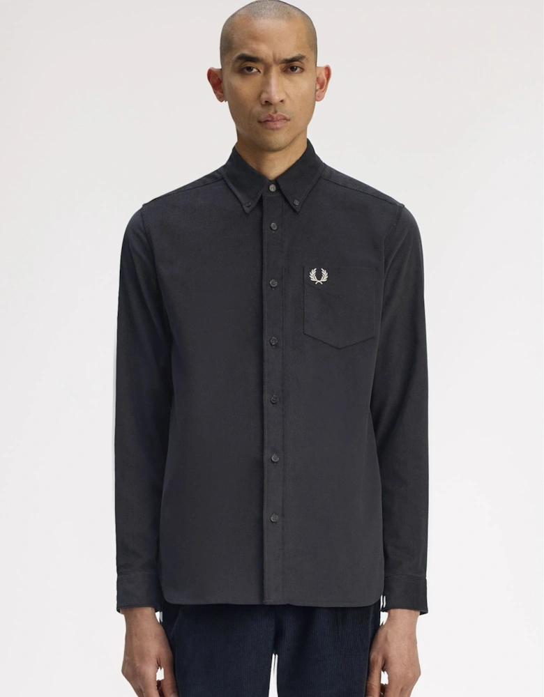 M1737 Needle Cord Shirt - Anchor Grey