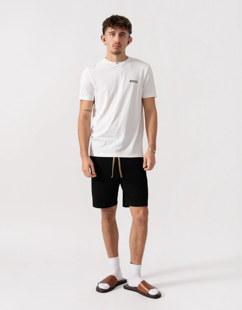 BOSS Green x Matteo Berrettini T-Shirt with Moisture-Wicking Piqué - White 100