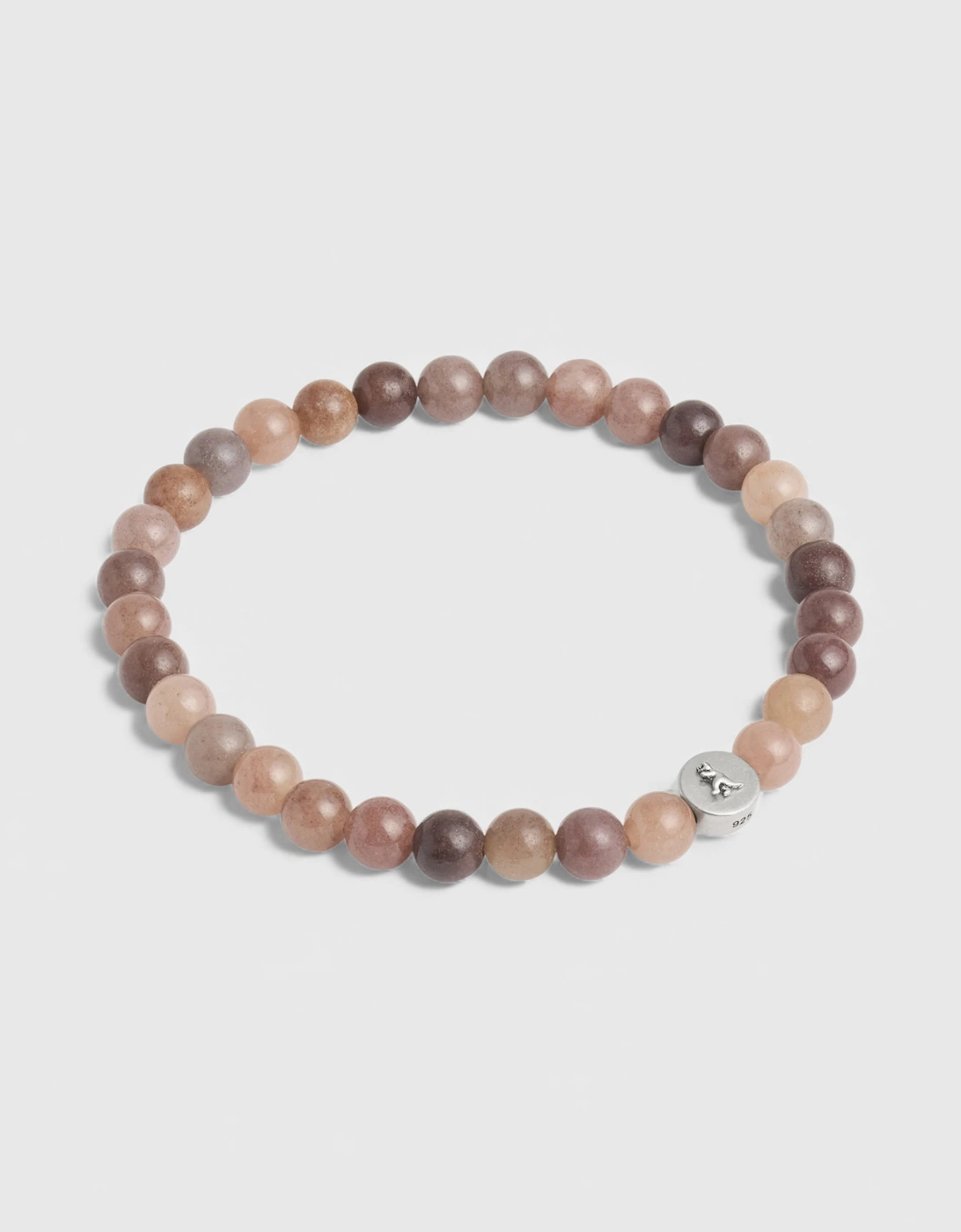 Signature Jade Bead Stretch Bracelet Brown, 4 of 3