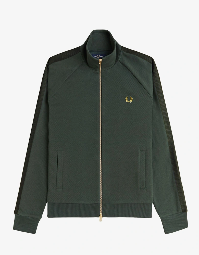 J1334 Dash Taped Track Jacket - Court Green