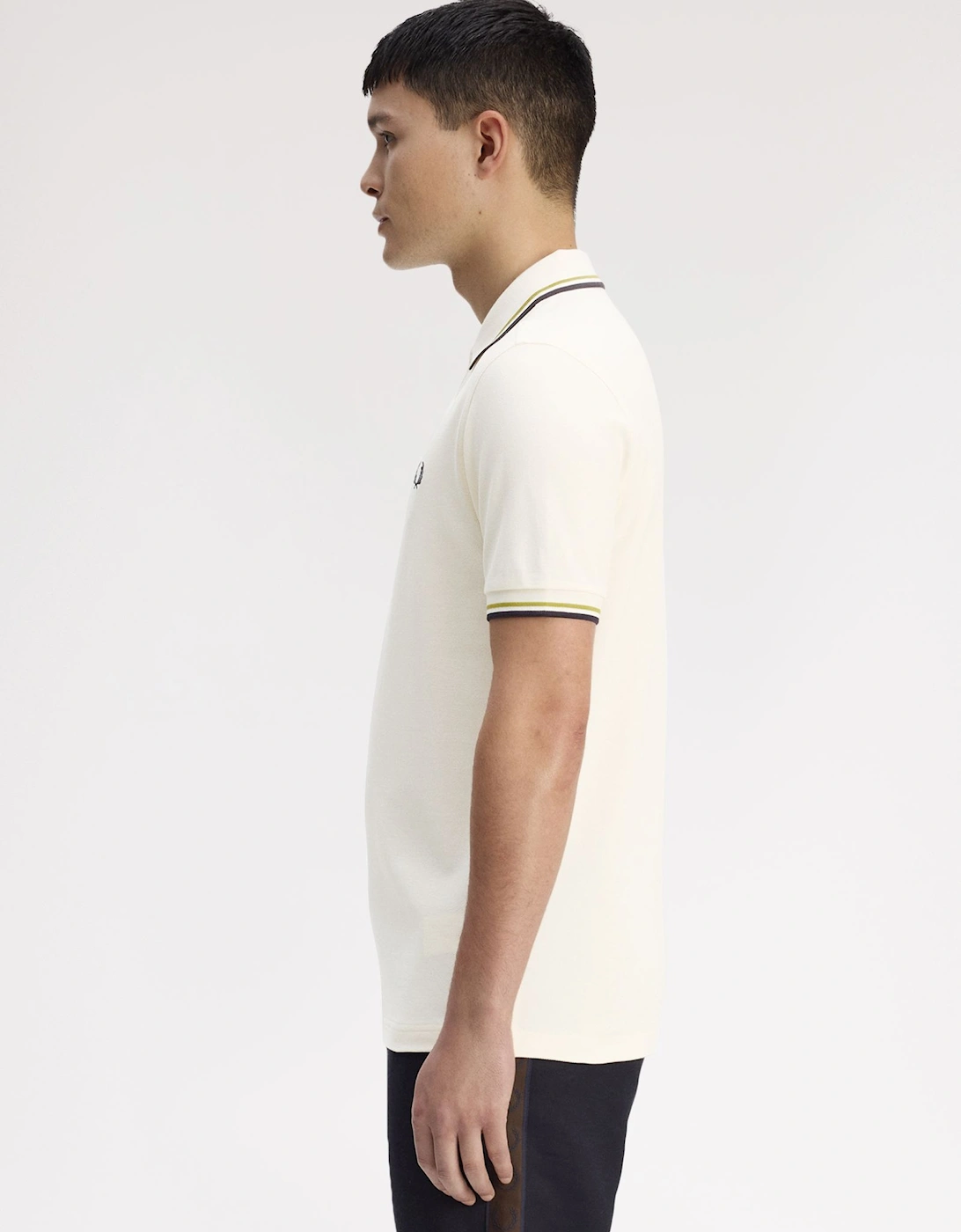 M3600 Twin Tipped Shirt - Ecru/Tennis Ball Yellow/Anchor Grey