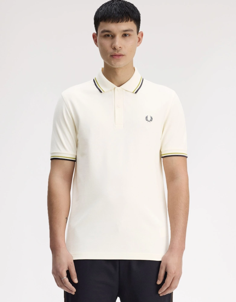 M3600 Twin Tipped Shirt - Ecru/Tennis Ball Yellow/Anchor Grey