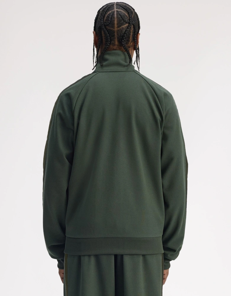 J1334 Dash Taped Track Jacket - Court Green