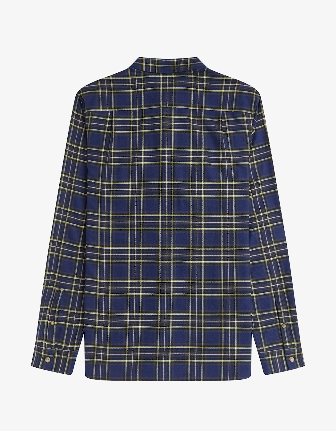 M1752 Brushed Twill Tartan Shirt - French Navy