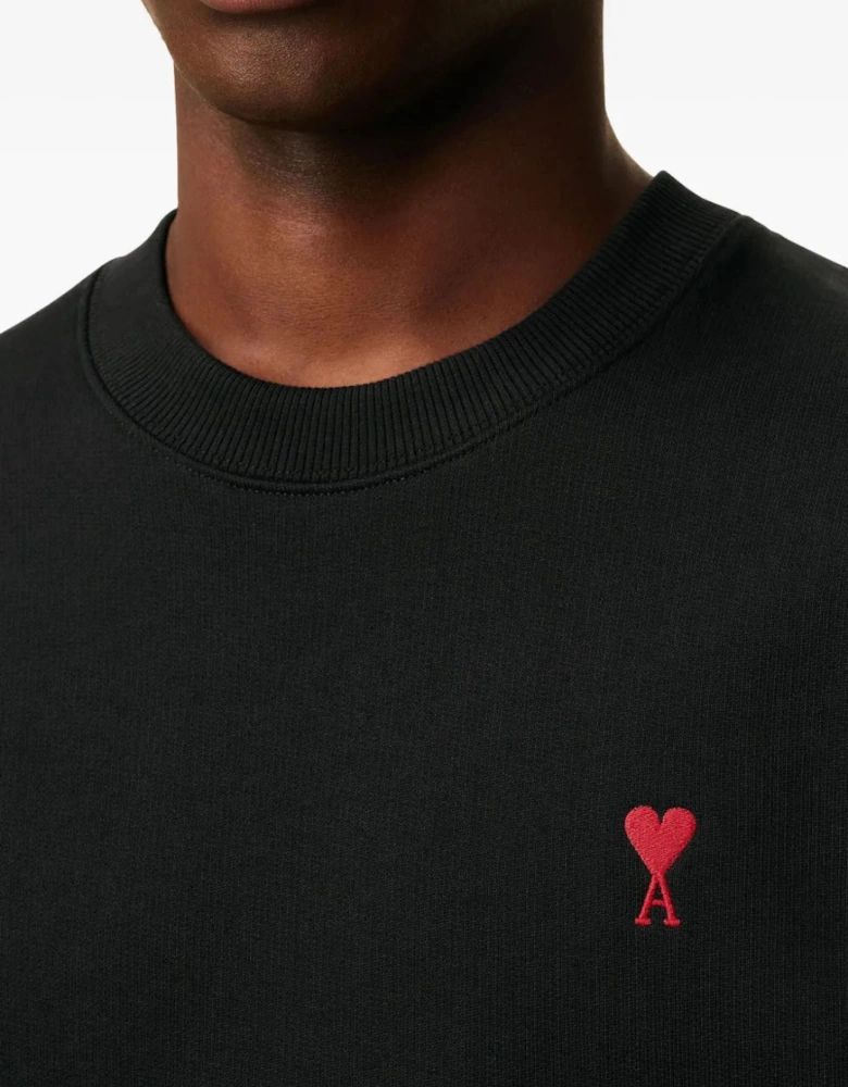 Heart Logo Sweatshirt Black