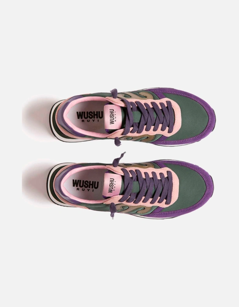 Club 47 Sneaker - Hunter Green / Purple / Rose