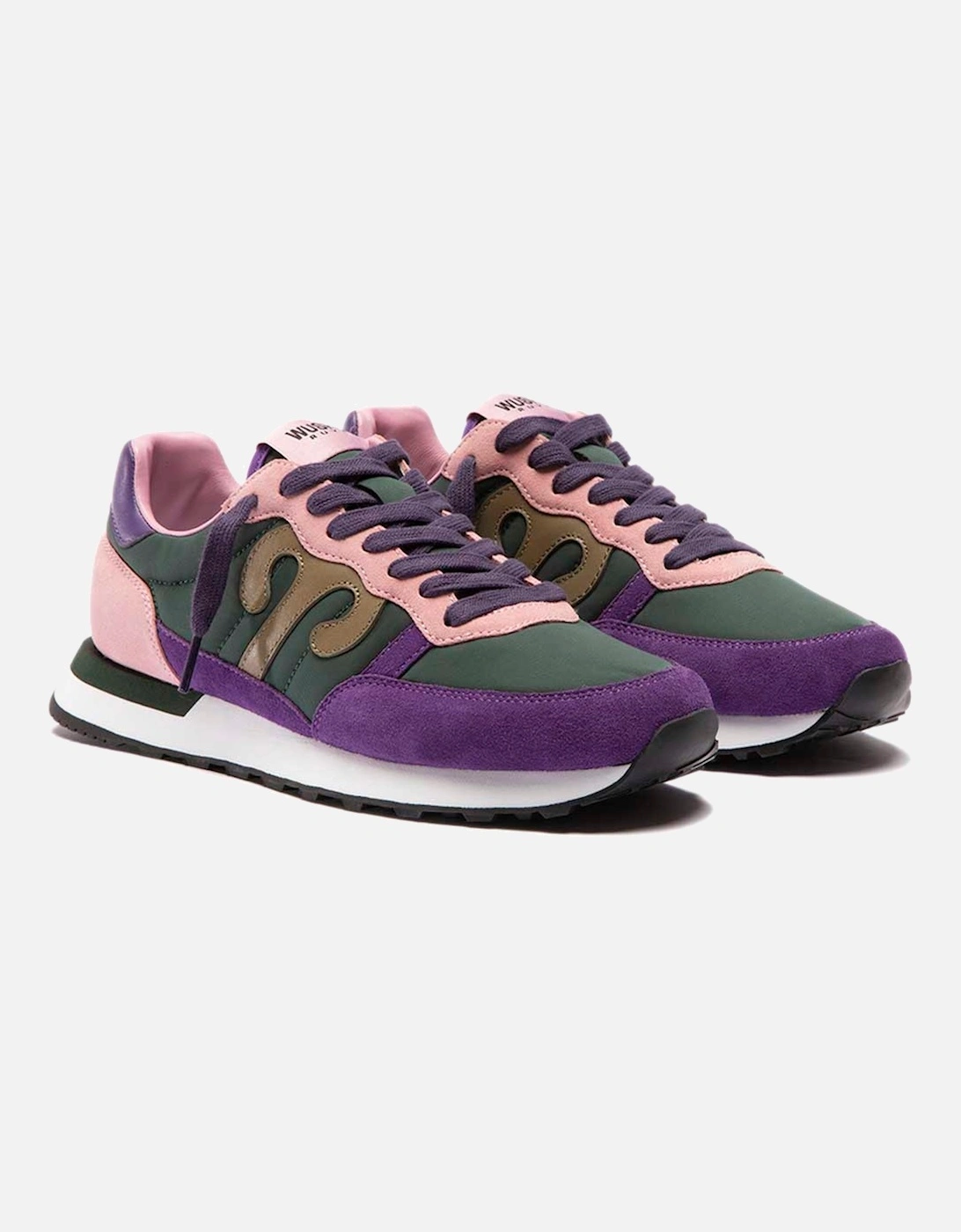 Club 47 Sneaker - Hunter Green / Purple / Rose