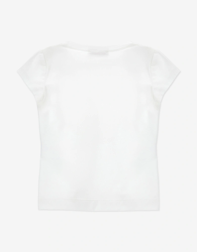 Girls Hello Kitty T-Shirt in White