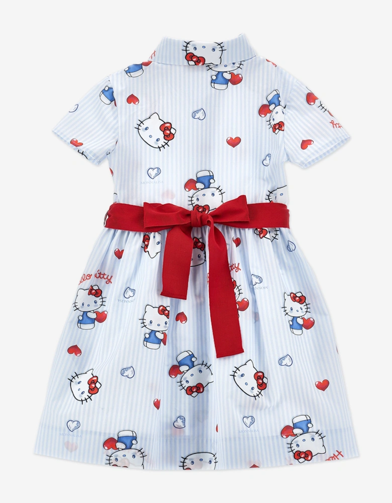 Girls Hello Kitty Shirt Dress in Blue