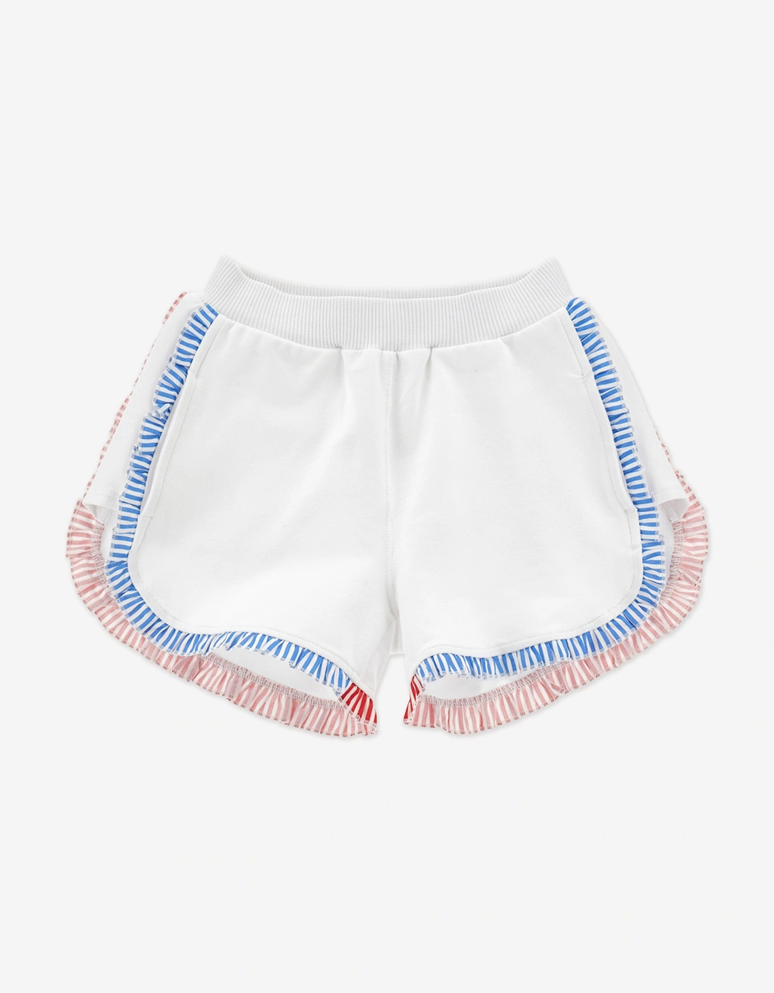 Girls Sweat Shorts in White, 5 of 4