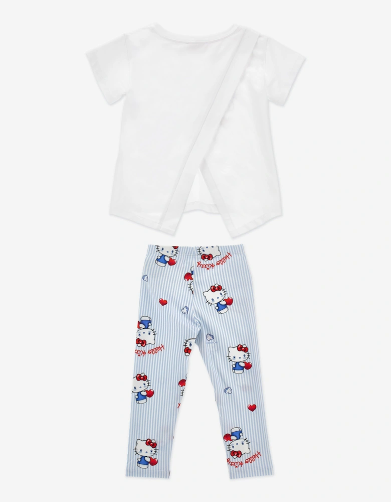 Girls Hello Kitty and Friends Legging Set in White