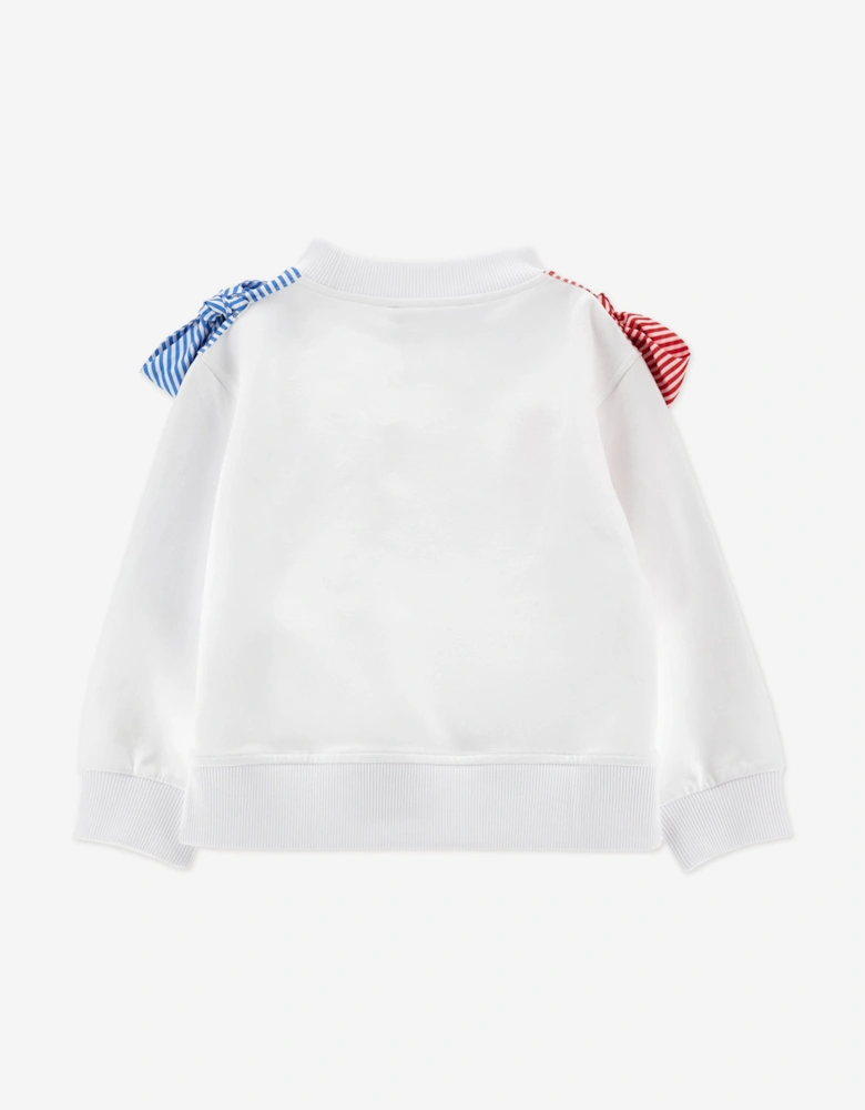 Girls Hello Kitty Sweatshirt in White