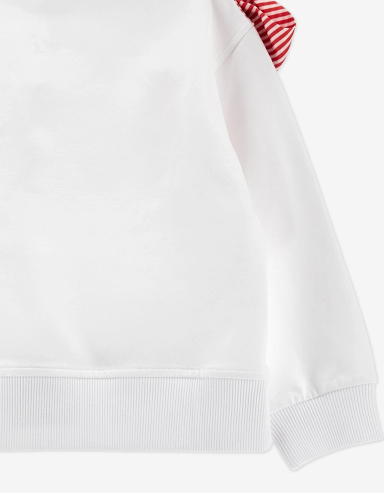 Girls Hello Kitty Sweatshirt in White