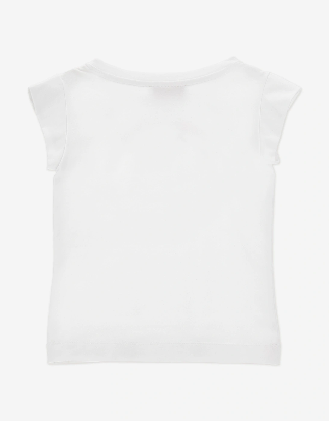 Girls Candy Print T-Shirt in White