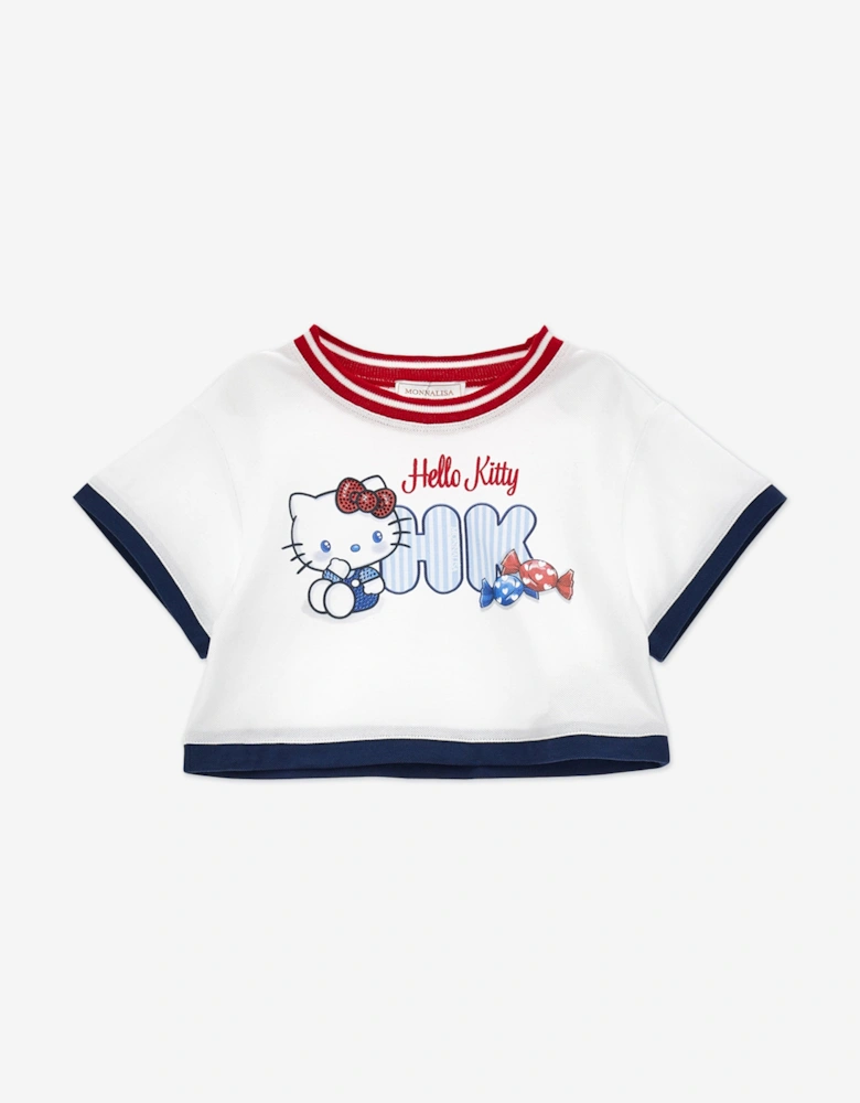 Girls Hello Kitty Skirt Set in Navy