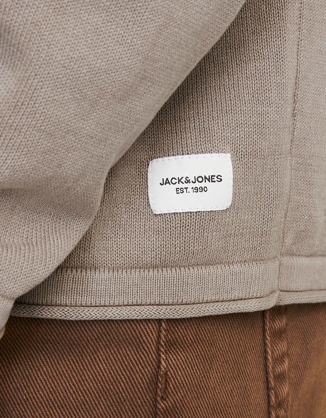 JJELEO Knit crew neck CROCKERY