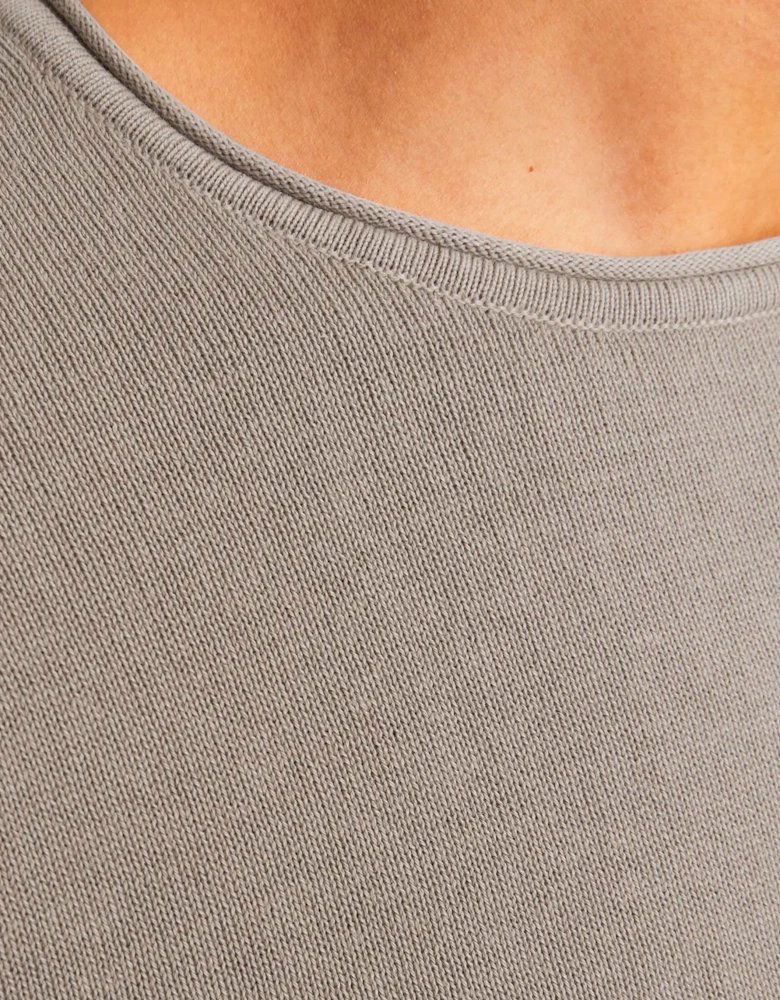 JJELEO Knit crew neck CROCKERY