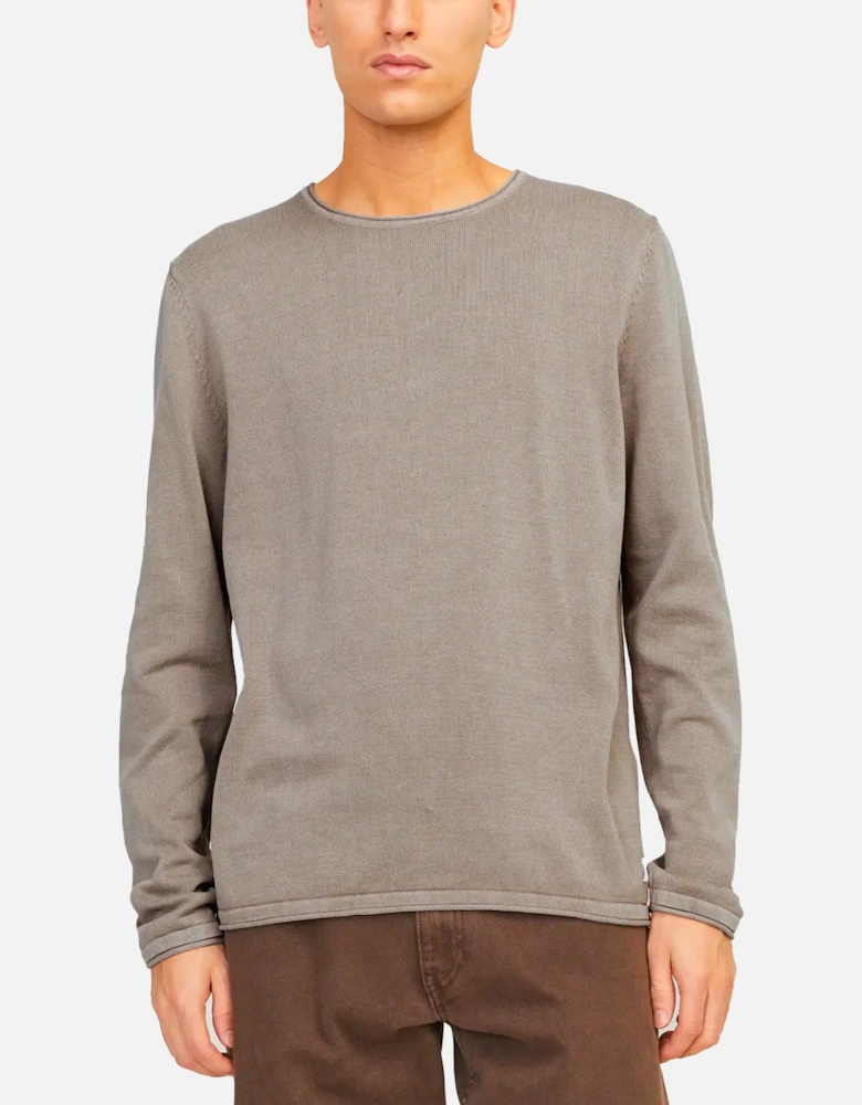 JJELEO Knit crew neck CROCKERY
