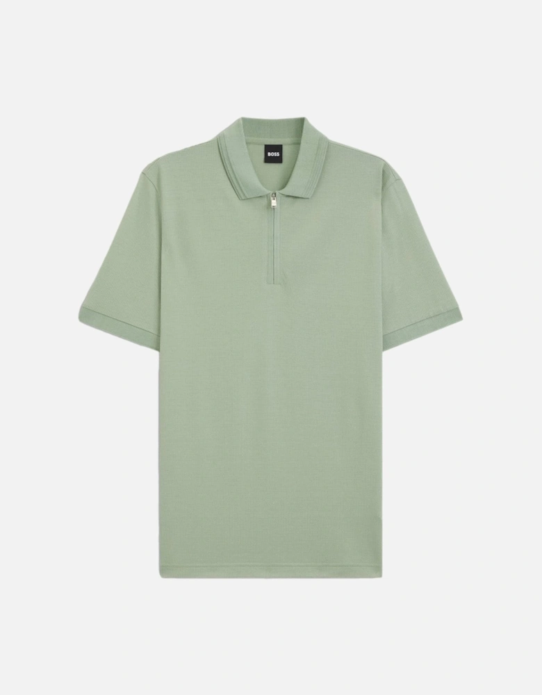 BOSS Black H-Paras 70 Polo Shirt 373 Open Green