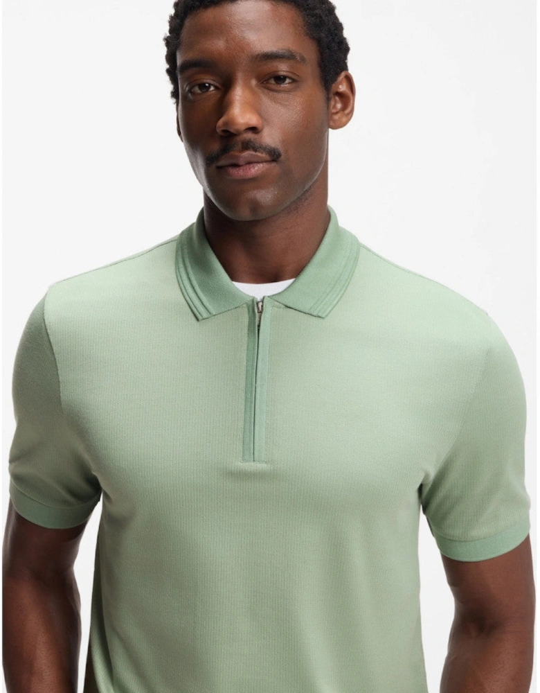 BOSS Black H-Paras 70 Polo Shirt 373 Open Green