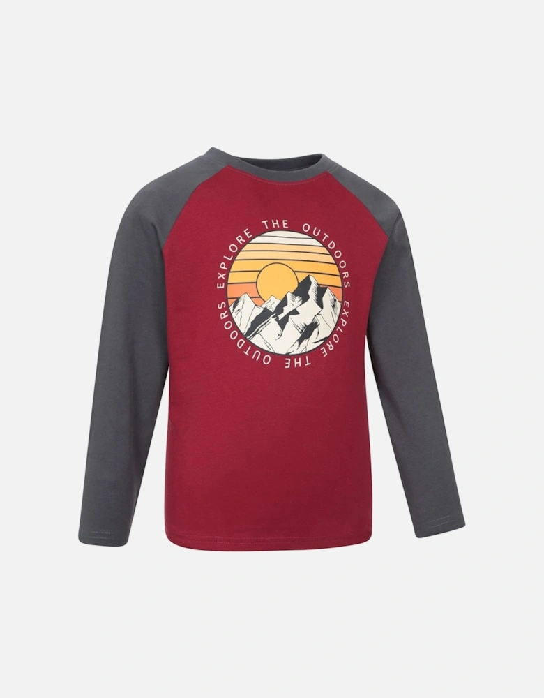 Childrens/Kids Explore Mountain T-Shirt
