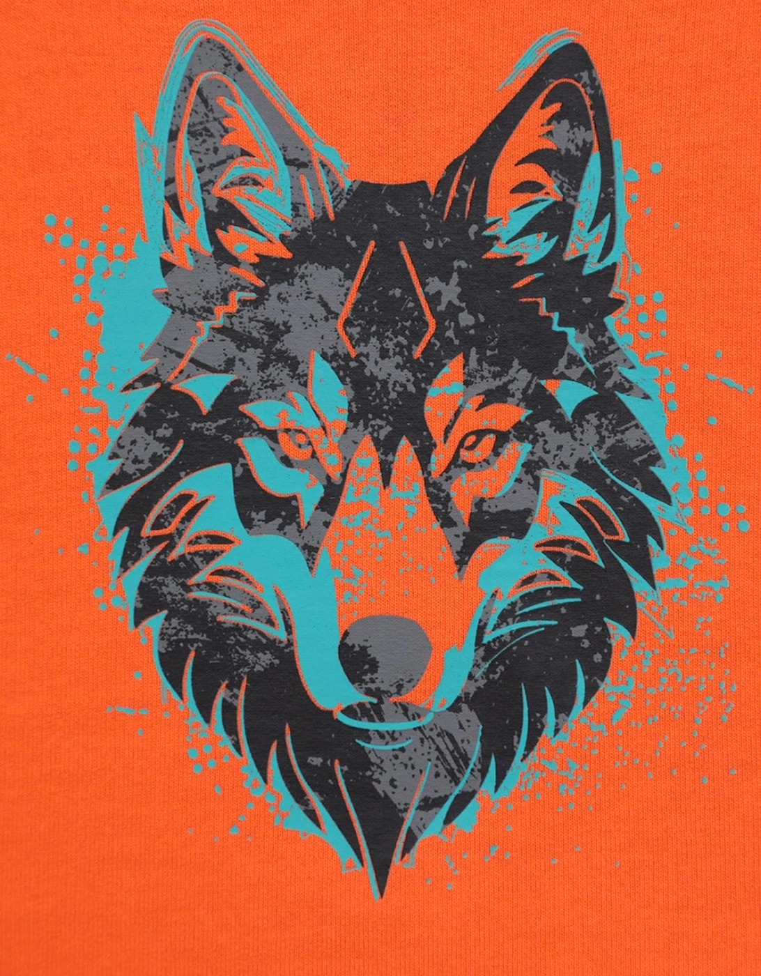 Childrens/Kids Wolf Hoodie