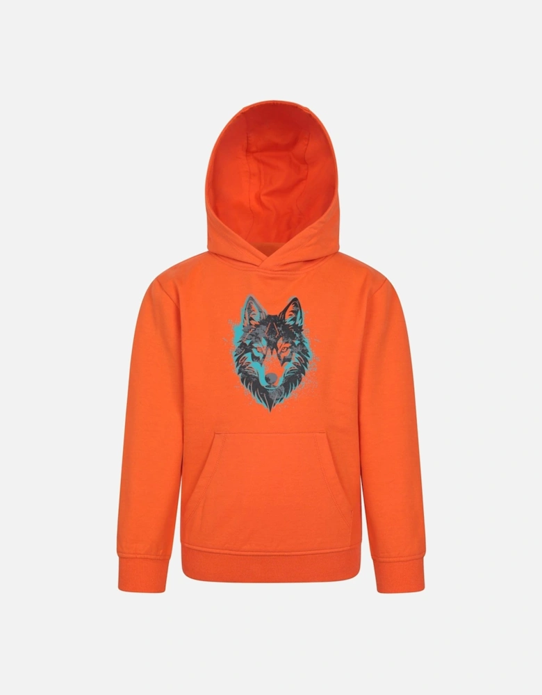 Childrens/Kids Wolf Hoodie