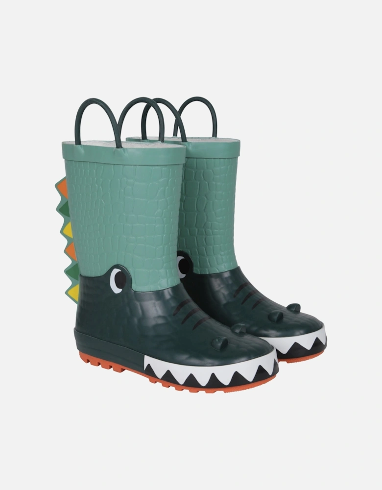 Childrens/Kids Crocodile Wellington Boots