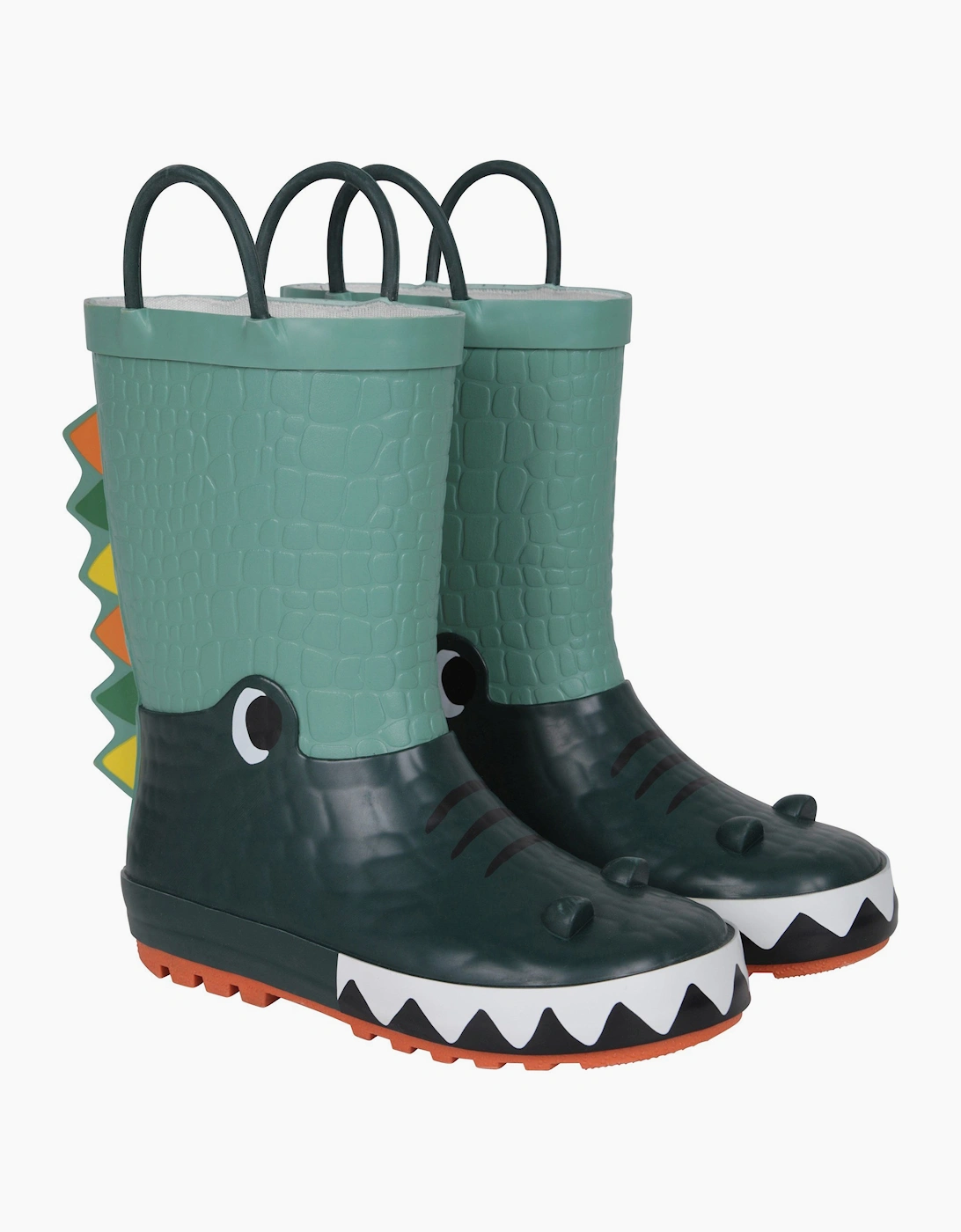 Mountain Warehouse Mountain Warehouse Childrens/Kids Crocodile Wellington Boots - Green