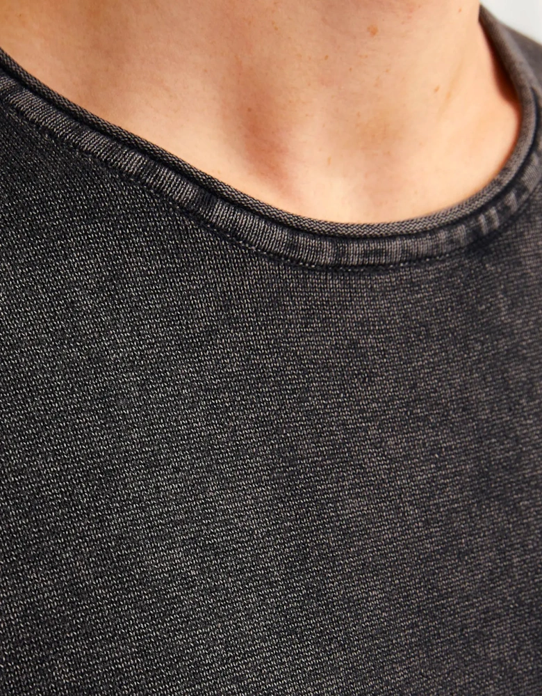 JJELEO Knit crew neck CAVIAR