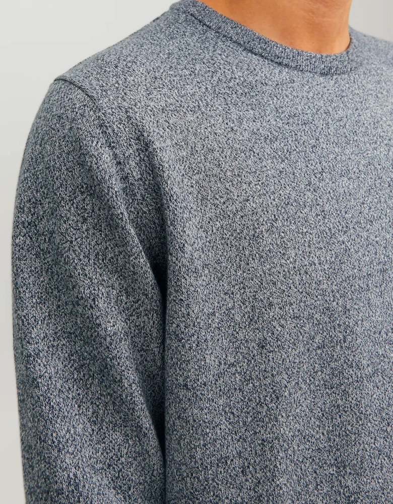 JJE Crew neck knit Navy blazer/twisted