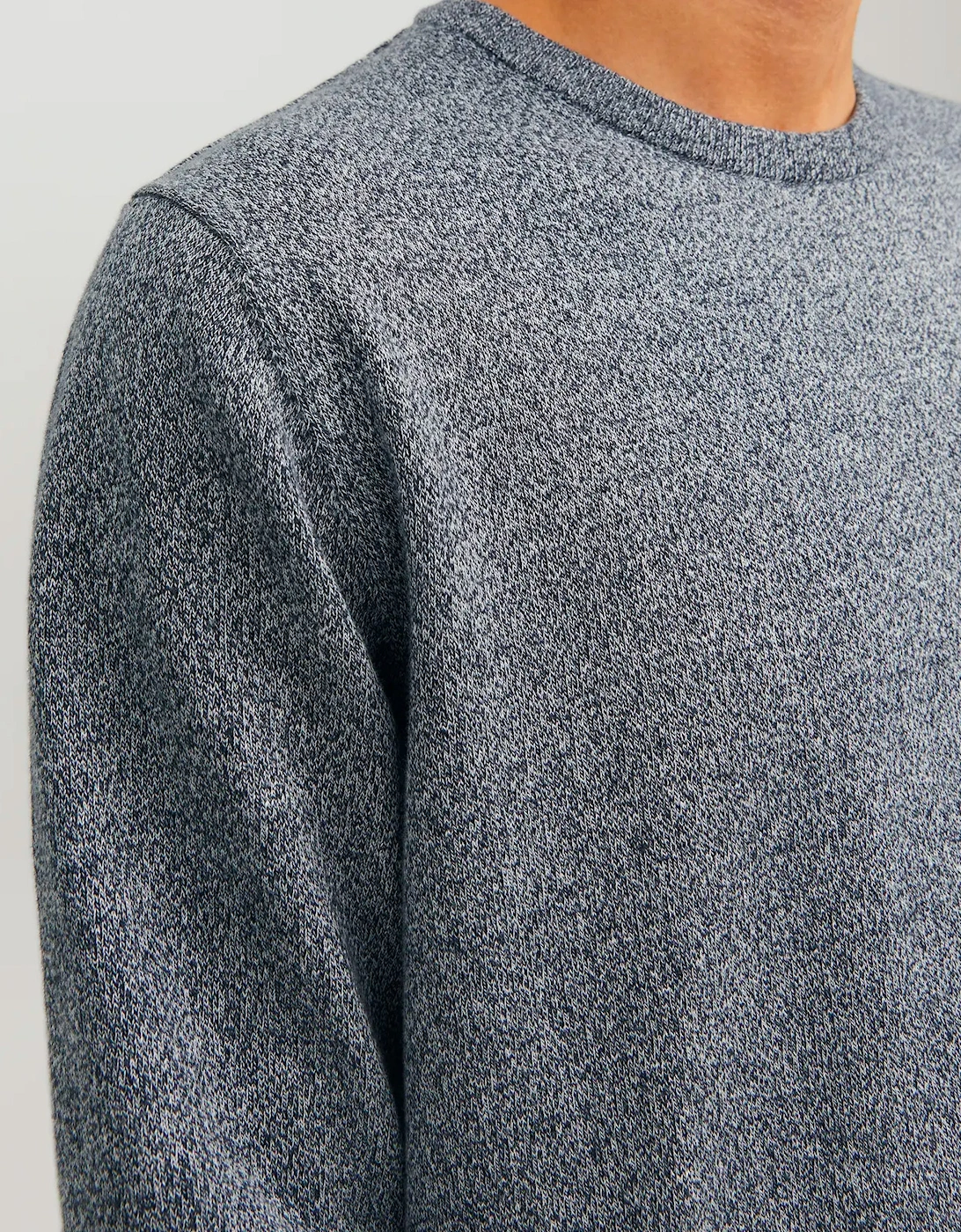 JJE Crew neck knit Navy blazer/twisted