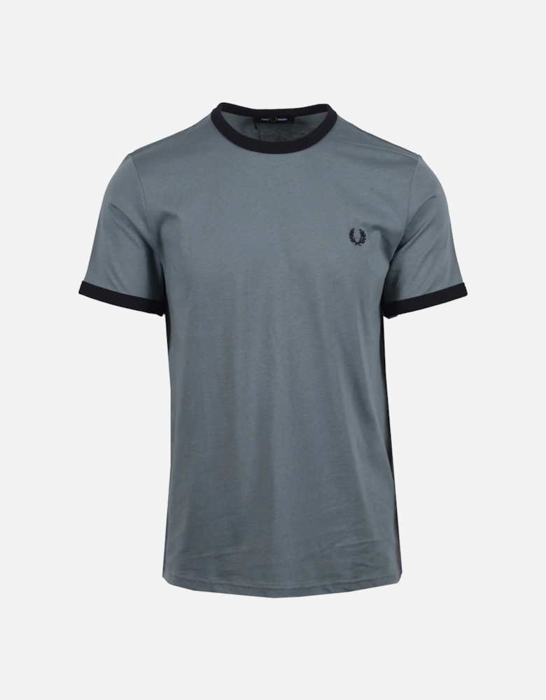 M3519 Ringer T-Shirt - Stockport Blue/Navy