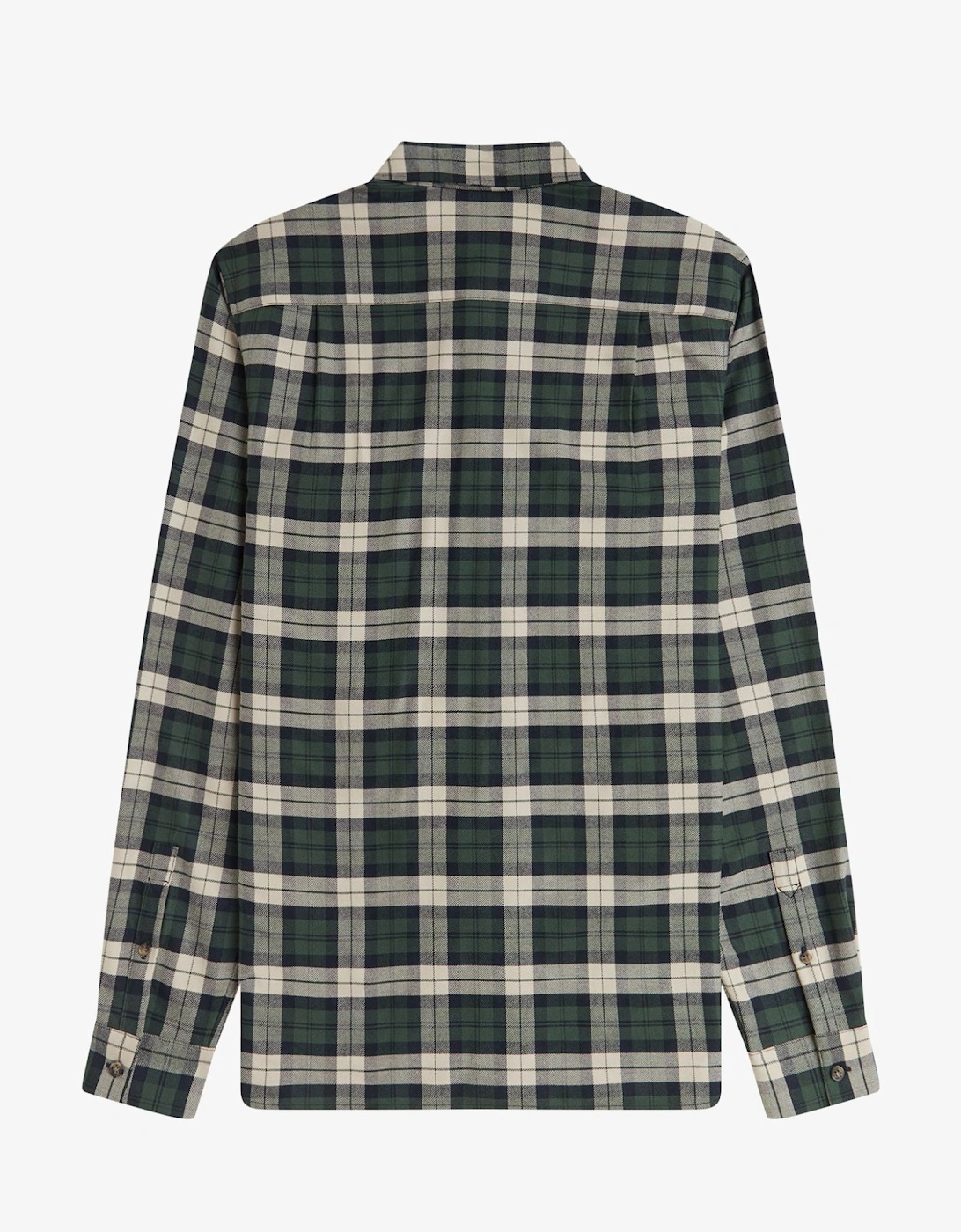 M1754 Brushed Twill Tartan Shirt - Court Green