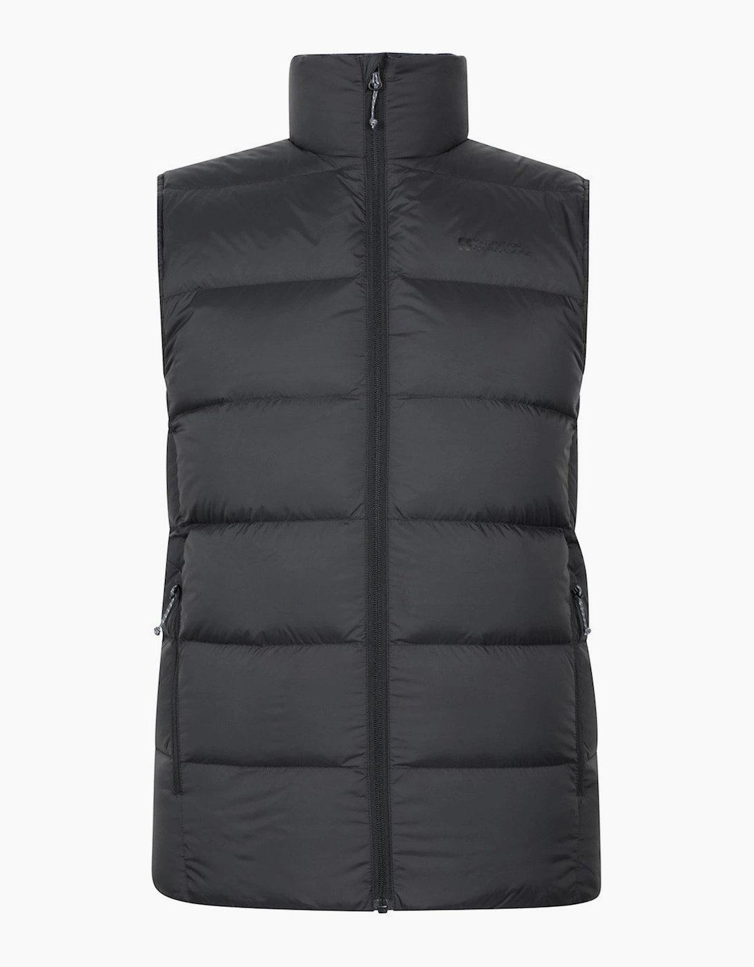 Mountain Warehouse Men's Black Stratus Down Packable Gilet  44/Regular Xxl