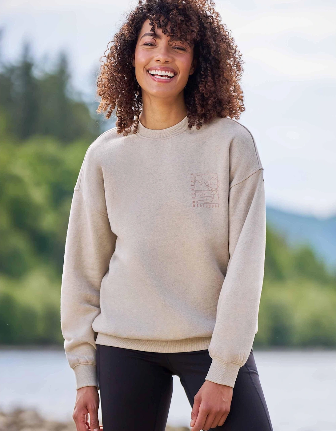 Womens/Ladies Text Relaxed Fit Jumper, 2 of 1