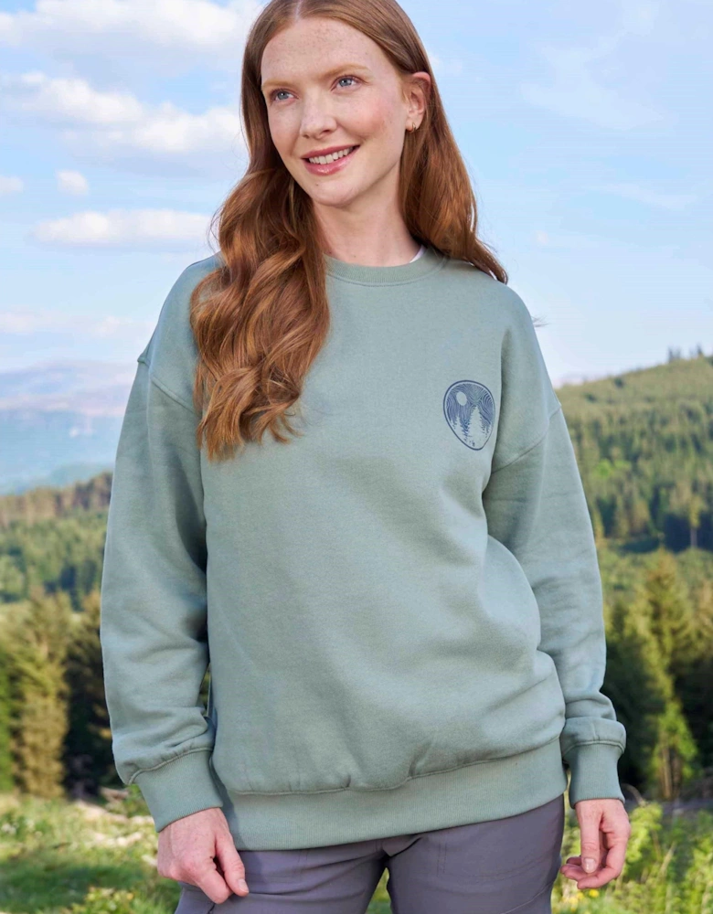 Womens/Ladies Text Relaxed Fit Jumper