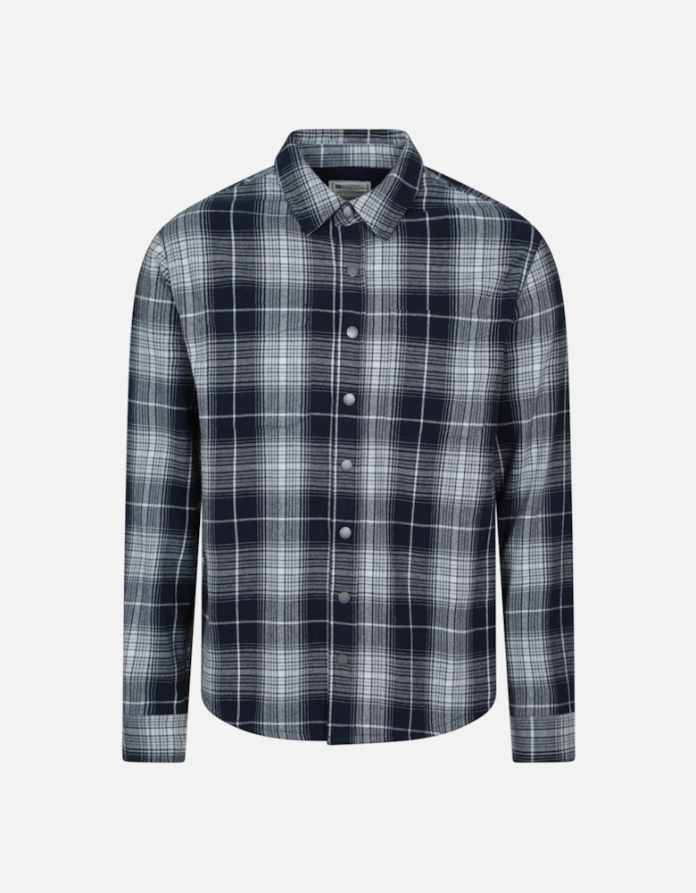 Mens Sandalwood Fleece Lined Long-Sleeved Shirt