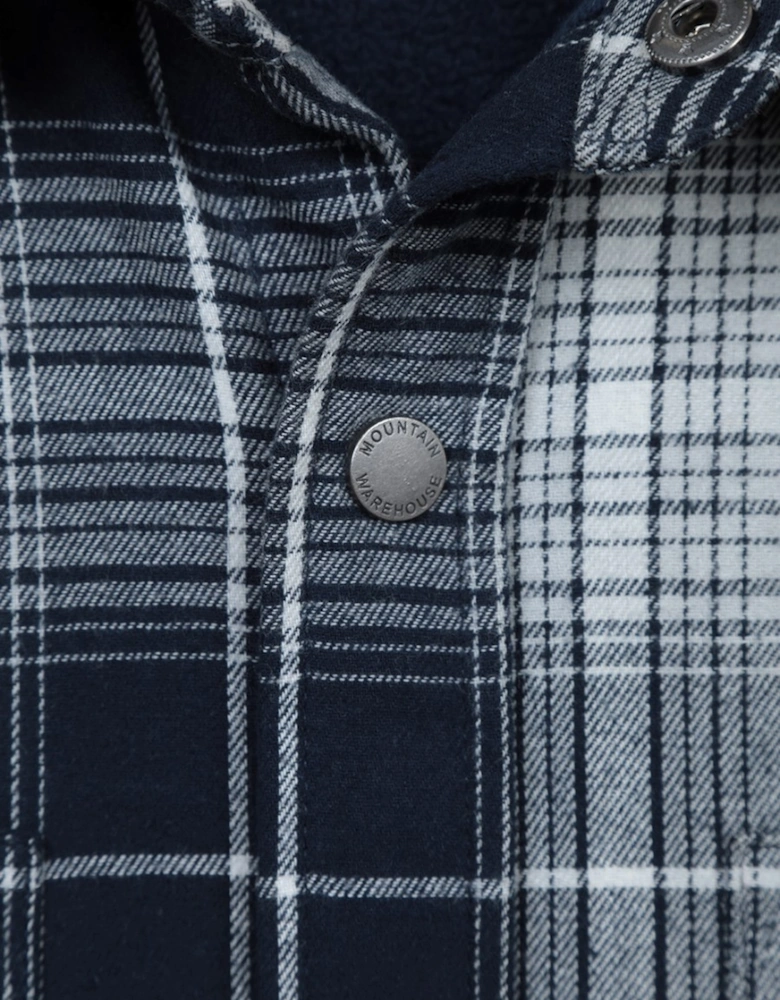 Mens Sandalwood Fleece Lined Long-Sleeved Shirt