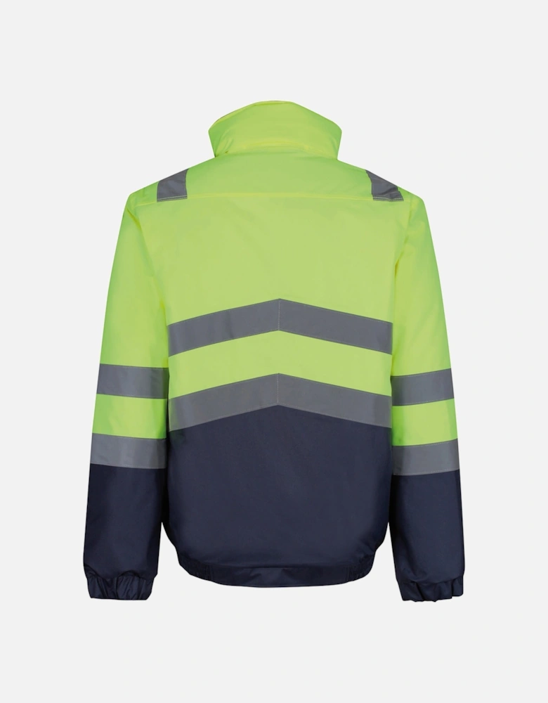 Professional Mens Pro Classic Hi-Vis Bomber Jacket