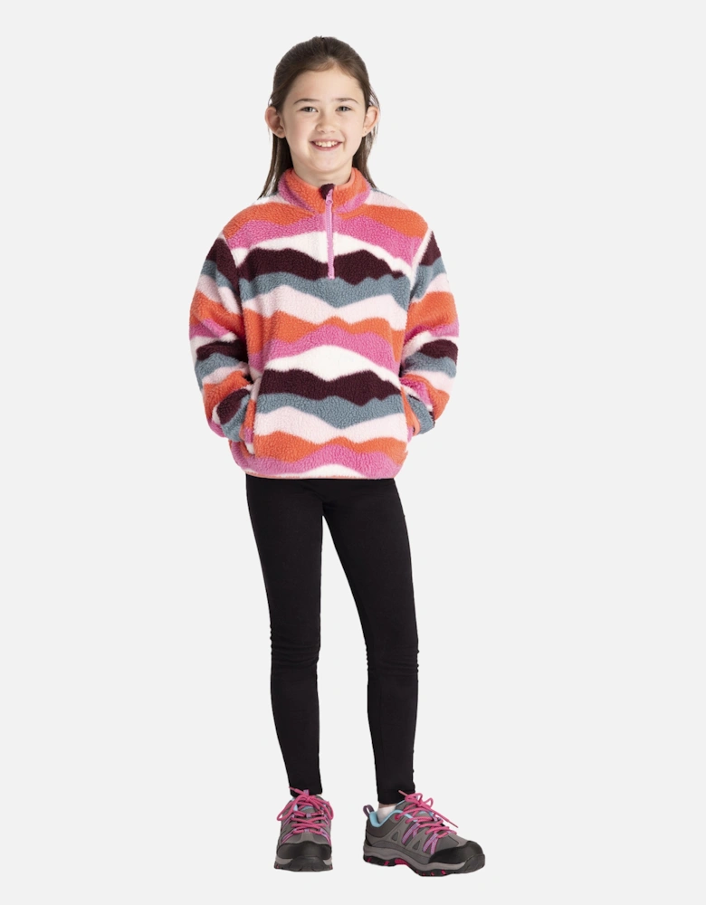 Childrens/Kids Ovie Half Zip Fleece Top