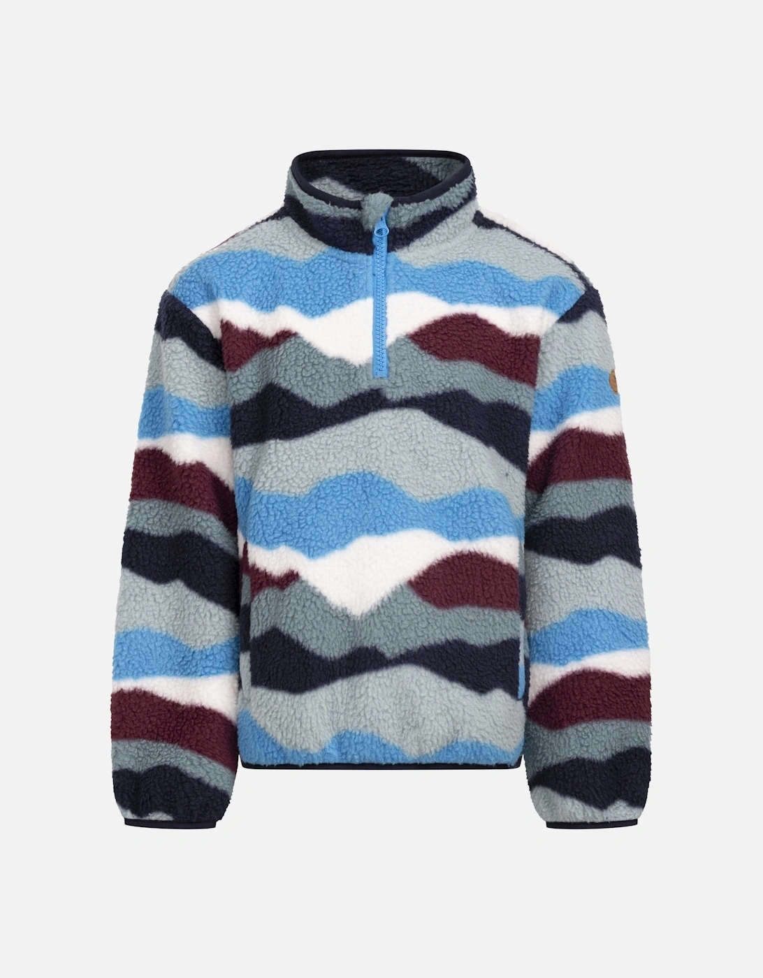 Childrens/Kids Ovie Half Zip Fleece Top, 5 of 4