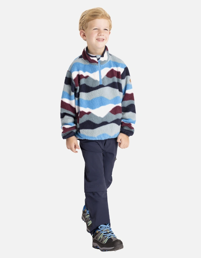 Childrens/Kids Ovie Half Zip Fleece Top