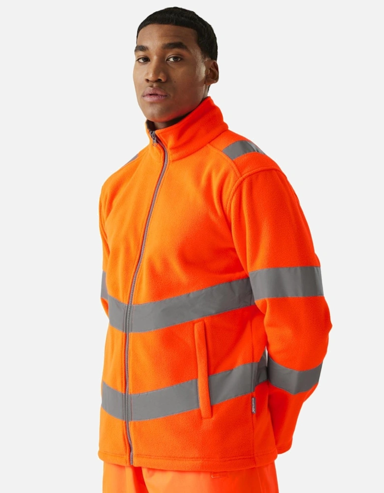 Professional Mens Pro Contract Thor Hi-Vis Fleece Jacket