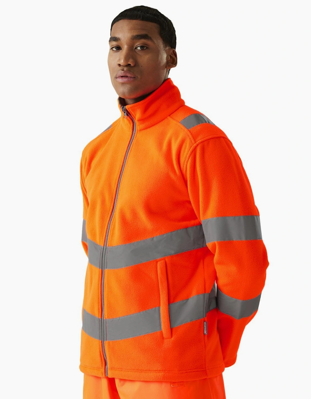 Regatta Men's Regatta Professional Mens Pro Contract Thor Hi-Vis Fleece Jacket - Yellow