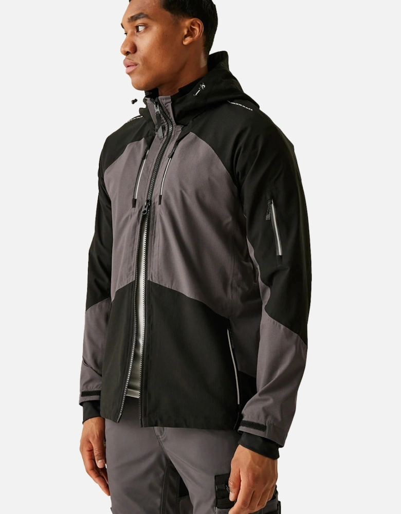 Professional Mens 4 Way Stretch Waterproof Soft Shell Jacket