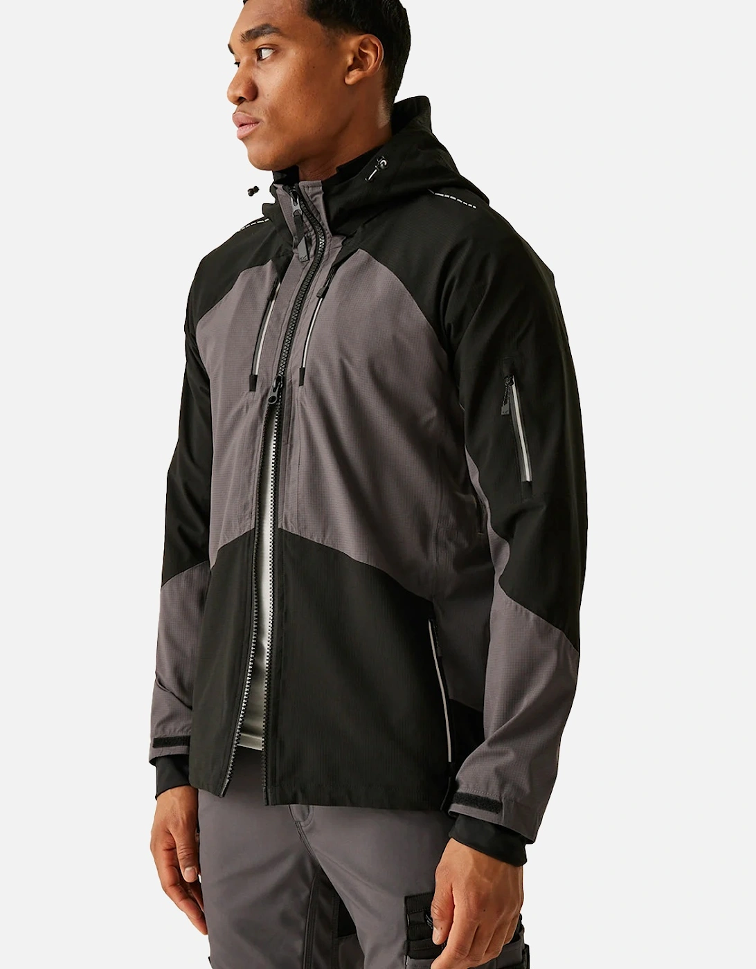 Professional Mens 4 Way Stretch Waterproof Soft Shell Jacket
