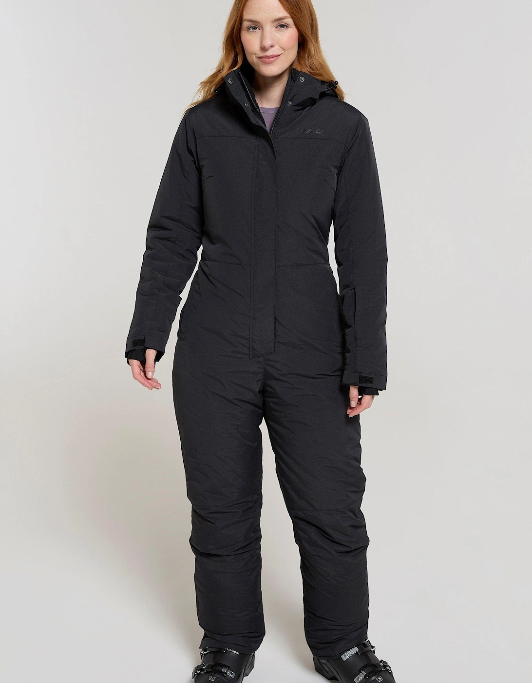 Womens/Ladies Cloud Abstract Ski Suit, 2 of 1
