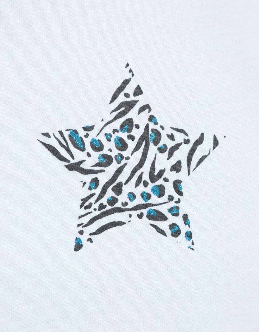 Childrens/Kids Leopard Star Long-Sleeved T-Shirt