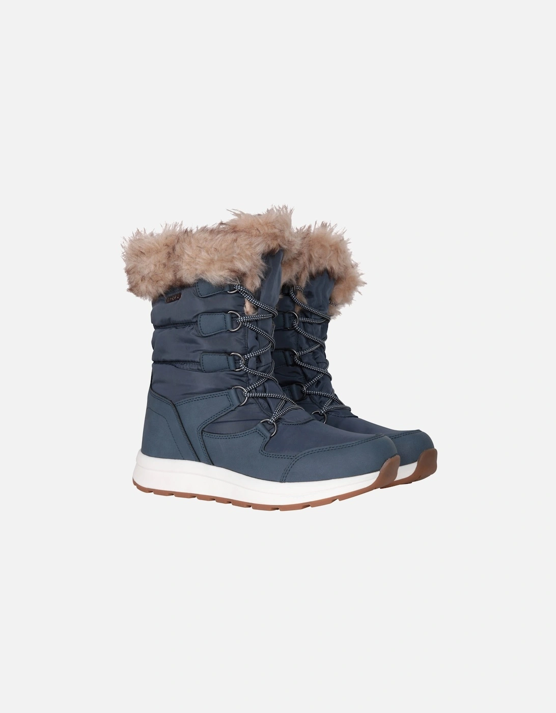 Women's Mountain Warehouse Womens/Ladies Canmore Waterproof Snow Boots - Navy - Size: 7